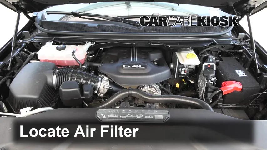 2022 Jeep Grand Wagoneer Series III 6.4L V8 Filtro de aire (motor)